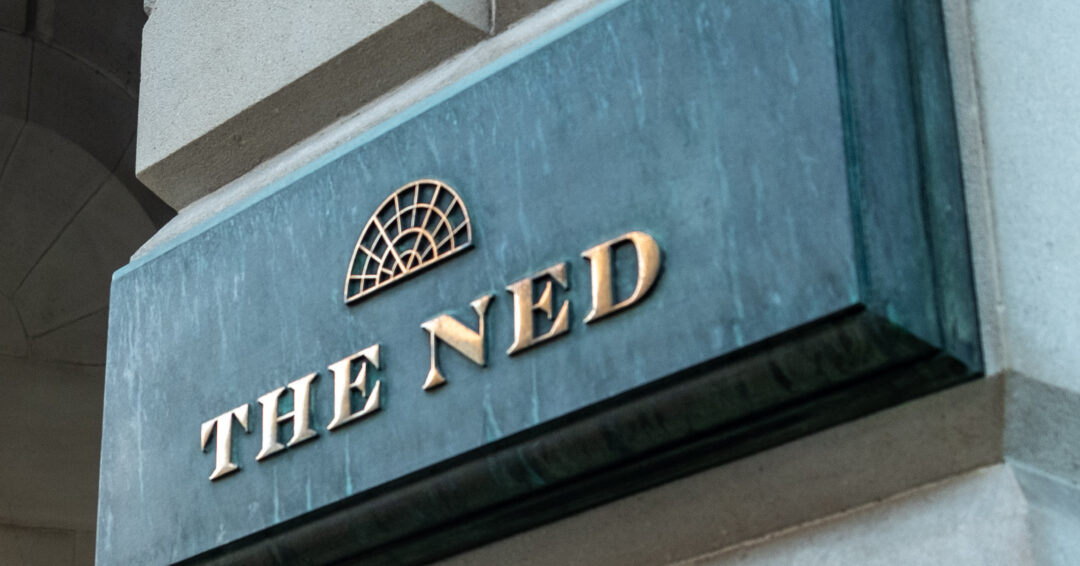 London- The Ned,  5 star hotel and private members club in the City of London