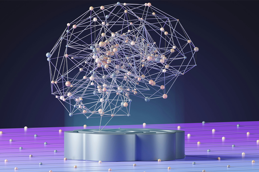 AI generated digital brain