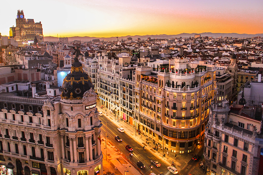 Madrid skyline