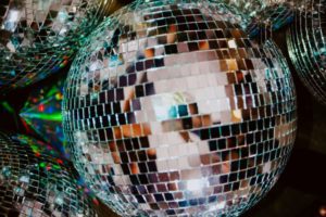 disco ball close up