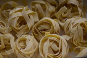 homemade pasta nests