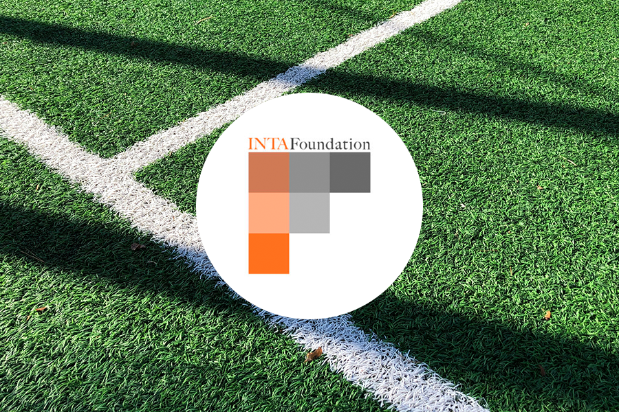 INTA Foundation logo green sports field