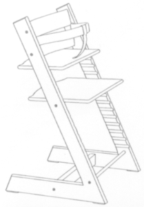 Benelux registration of the TRIPP TRAPP highchair